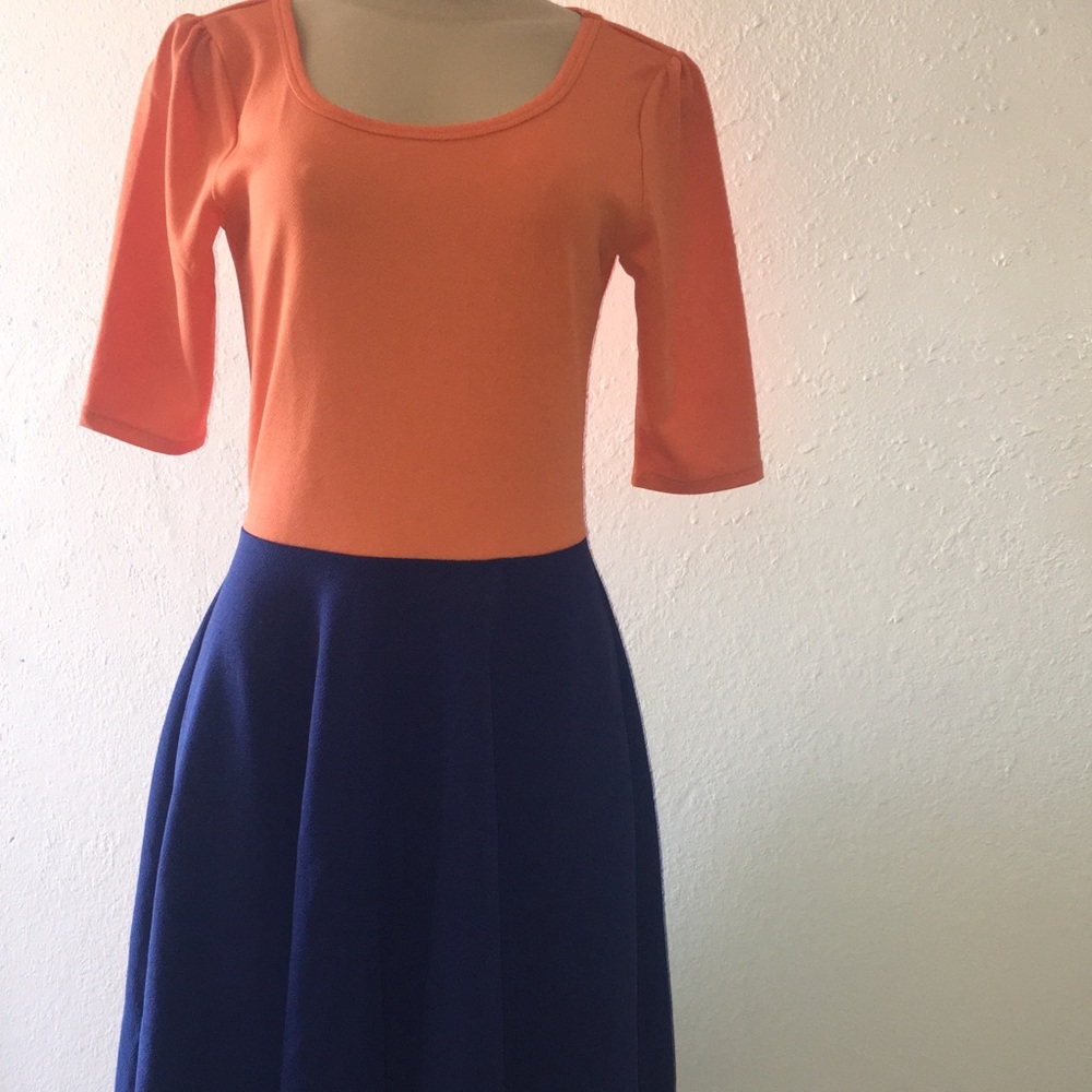 Orange & Blue Lularoe’s Dress